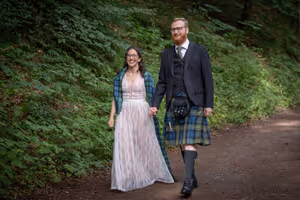 A moment from the ceremony